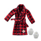 Claus Couture Collection® Cozy Robe and Slippers