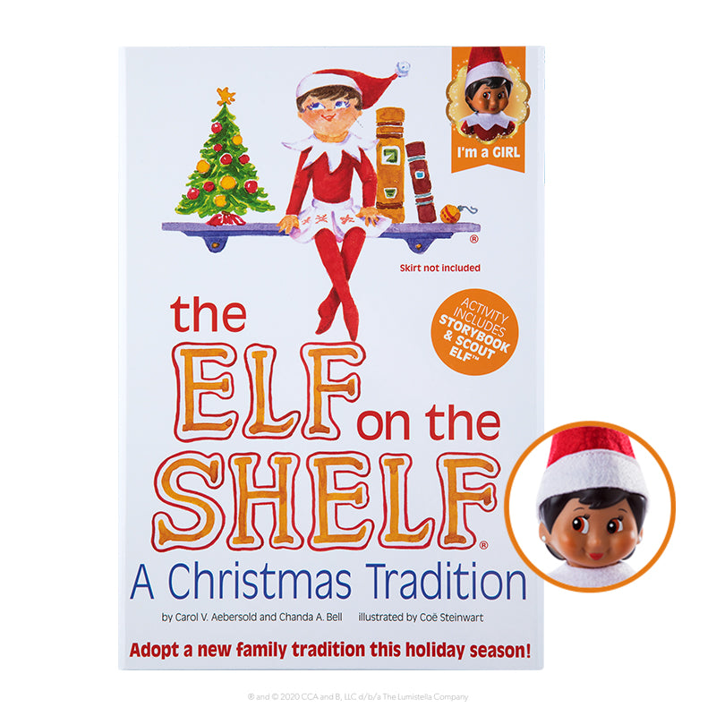 Elf On The Shelf Scout Elf and Christmas Tradition Box Set 