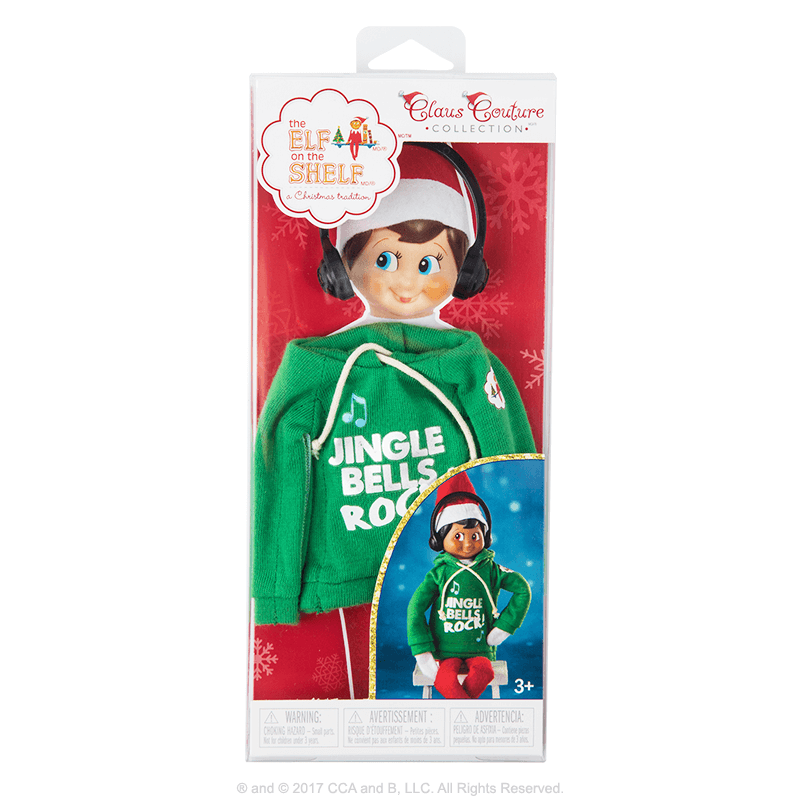 Claus Couture Collection® Jingle Jam Hoodie: Front of Packaging