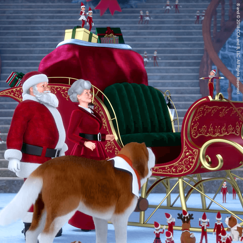 Elf Pets®: Santa’s St. Bernards Save Christmas DVD: Animated Special Still