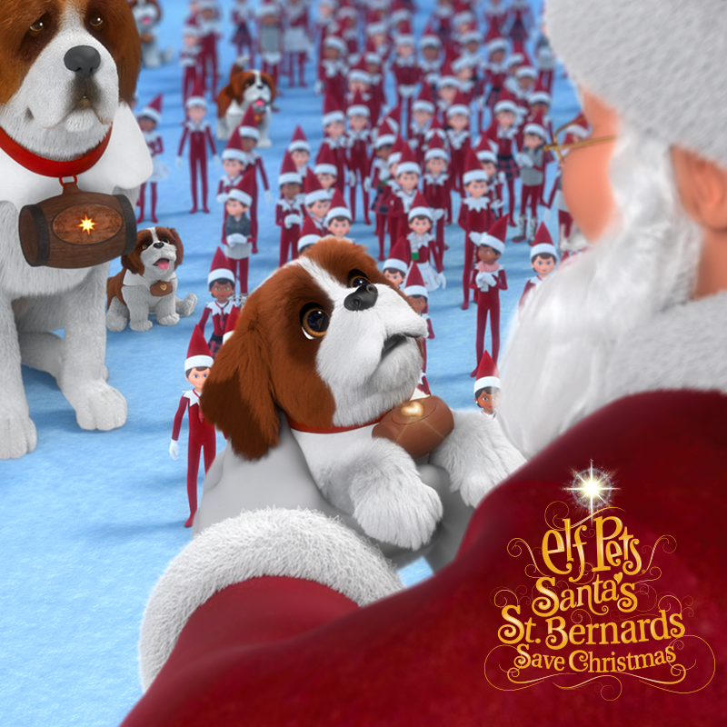 Elf Pets® Fox Cub and St. Bernard Animated Specials Dual DVD: Animation Still