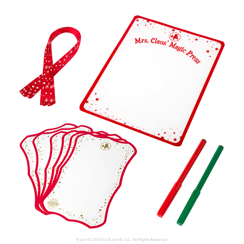 Scout Elf Express Delivers Letters to Santa®: All Product Contents, Illustrated Book, Mrs. Claus' Magic Press, Santa's Special Paper, Markers, and Sashes