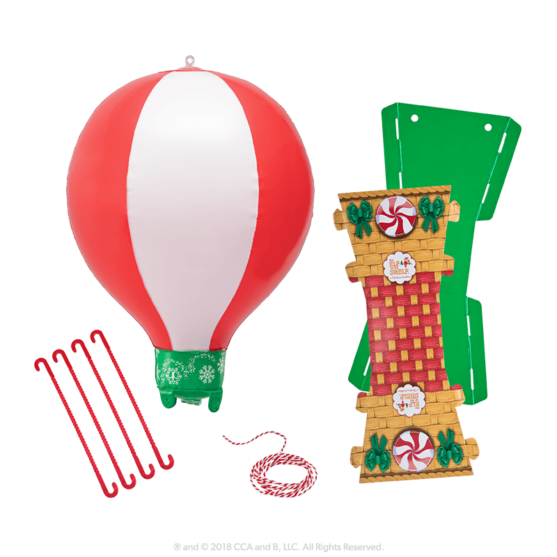 Scout Elves at Play® Peppermint Balloon Ride: All Product Contents