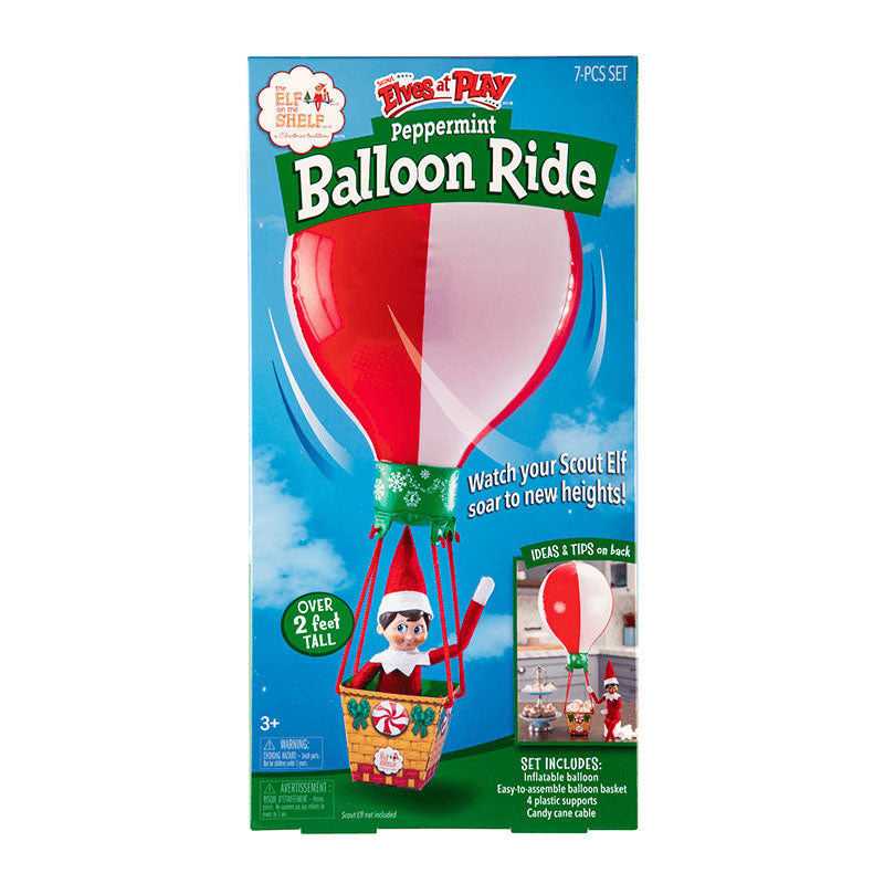 Scout Elves at Play® Peppermint Balloon Ride: Front of Packaging